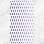 Polka Dots - Ube Violet on White Canvas 40  x 72 