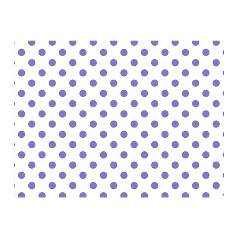 Polka Dots 35 x27  Blanket Front