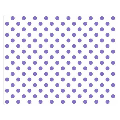 Polka Dots 60 x50  Blanket Back