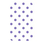 Polka Dots - Ube Violet on White Memory Card Reader (Rectangular)