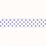 Polka Dots - Ube Violet on White Small Bar Mat