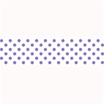 Polka Dots - Ube Violet on White Medium Bar Mat