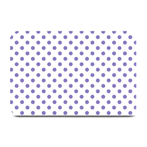 Polka Dots 18 x12  Plate Mat