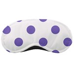 Polka Dots - Ube Violet on White Sleeping Mask