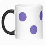 Polka Dots - Ube Violet on White Morph Mug