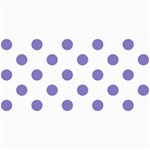 Polka Dots - Ube Violet on White 4  x 8  Photo Cards