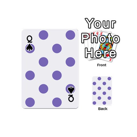 Queen Polka Dots Front - SpadeQ