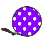 Polka Dots - White on Violet Classic 20-CD Wallet