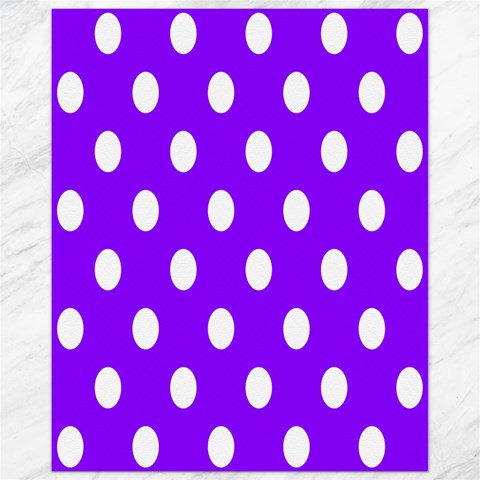 Polka Dots 10.95 x13.48  Canvas - 1