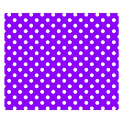Polka Dots 50 x40  Blanket Front