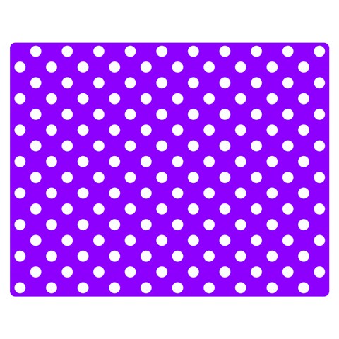 Polka Dots 60 x50  Blanket Front