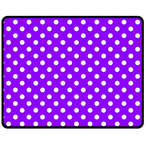 Polka Dots 60 x50  Blanket Front