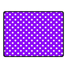 Polka Dots 45 x34  Blanket Back