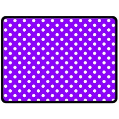 Polka Dots 80 x60  Blanket Back