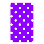 Polka Dots - White on Violet Memory Card Reader (Rectangular)