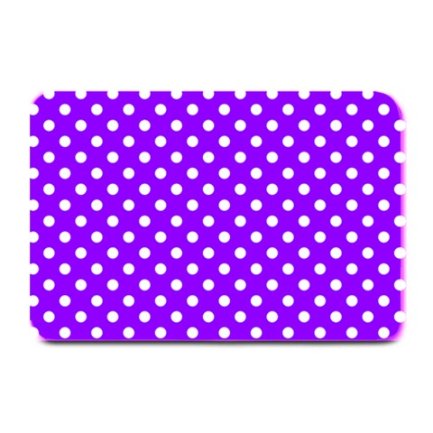 Polka Dots 18 x12  Plate Mat