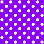 Polka Dots - White on Violet ScrapBook Page 8  x 8 