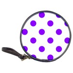Polka Dots - Violet on White Classic 20-CD Wallet