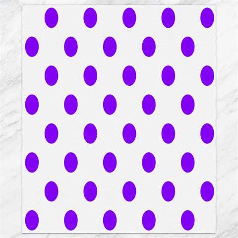 Polka Dots 8.15 x9.66  Canvas - 1