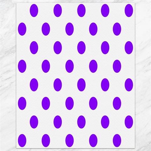 Polka Dots 10.95 x13.48  Canvas - 1