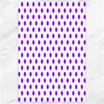Polka Dots - Violet on White Canvas 24  x 36 