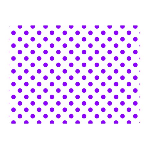 Polka Dots 35 x27  Blanket Front