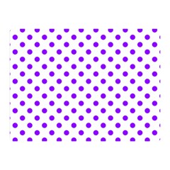 Polka Dots 35 x27  Blanket Back