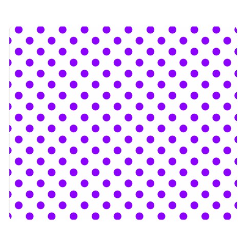 Polka Dots 50 x40  Blanket Front