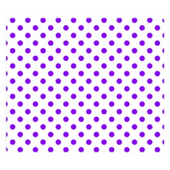 Polka Dots 50 x40  Blanket Back