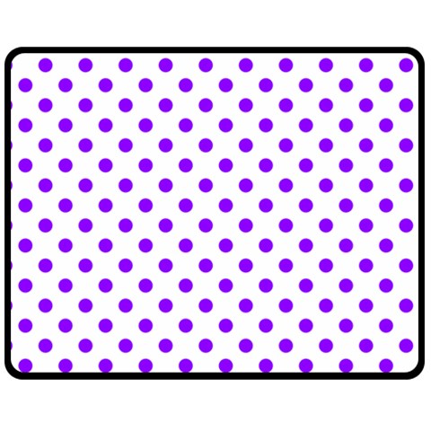 Polka Dots 60 x50  Blanket Front