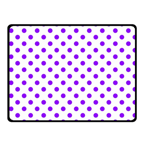 Polka Dots 50 x40  Blanket Front
