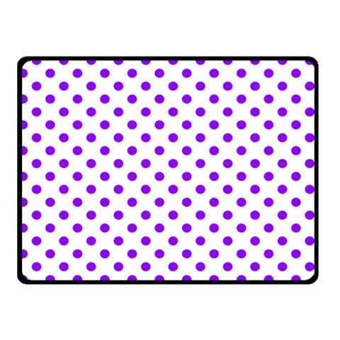 Polka Dots 45 x34  Blanket Front