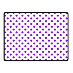 Polka Dots 45 x34  Blanket Back