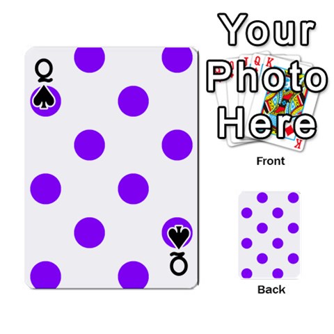 Queen Polka Dots Front - SpadeQ