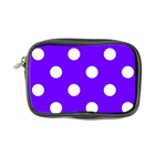 Polka Dots - White on Indigo Violet Coin Purse