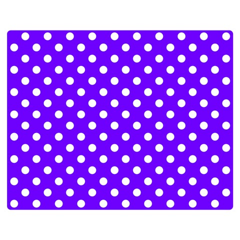 Polka Dots 60 x50  Blanket Front