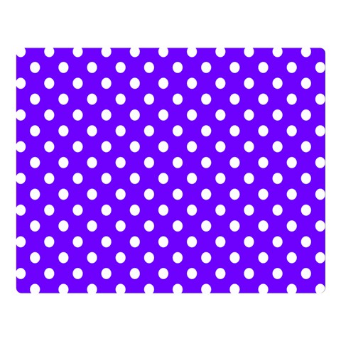 Polka Dots 80 x60  Blanket Front