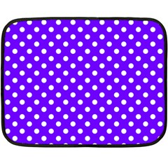 Polka Dots 35 x27  Blanket Back