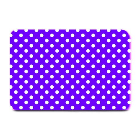 Polka Dots 18 x12  Plate Mat