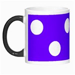 Polka Dots - White on Indigo Violet Morph Mug