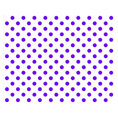 Polka Dots 60 x50  Blanket Front