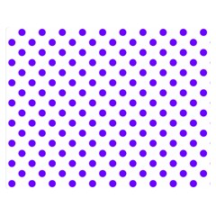 Polka Dots 60 x50  Blanket Back