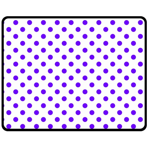 Polka Dots 60 x50  Blanket Front