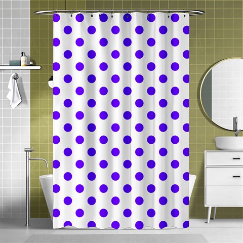 Polka Dots Curtain(48  X 72 ) - 42.18 x64.8  Curtain(48  X 72 )