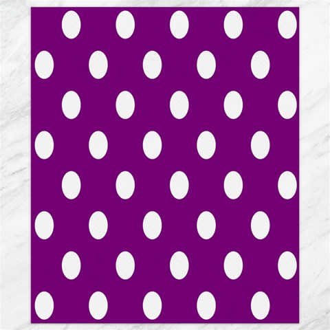 Polka Dots 8.15 x9.66  Canvas - 1