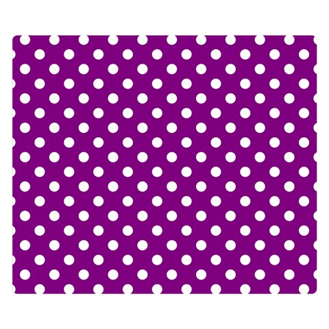 Polka Dots 50 x40  Blanket Front
