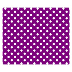 Polka Dots 50 x40  Blanket Back