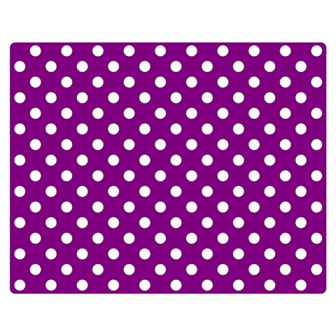 Polka Dots 60 x50  Blanket Back