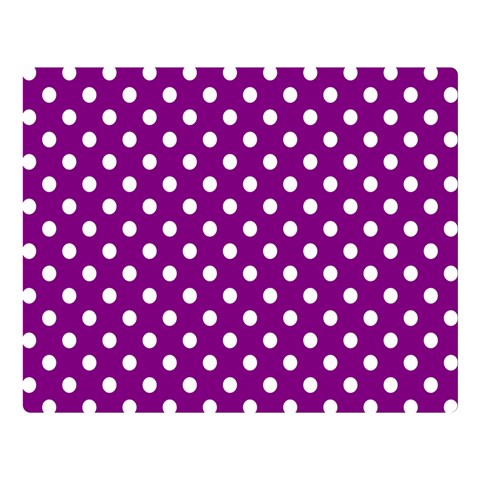 Polka Dots 80 x60  Blanket Front