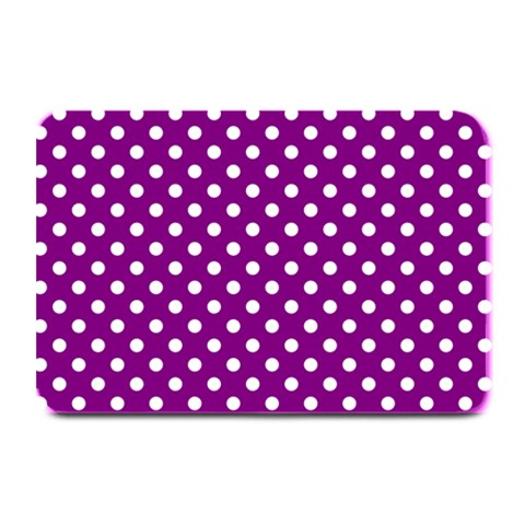 Polka Dots 18 x12  Plate Mat
